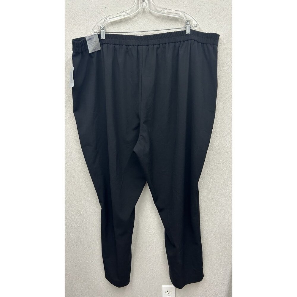 Catherines Black Refined Pull-On Elastic Back Pan… - image 3